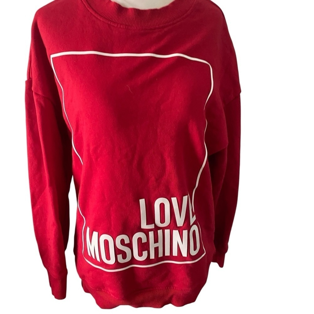 Love Moschino Graphic Print crewneck pullover - Picture 3 of 12